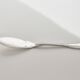Butter knife, silver-plated metal.