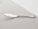 Butter knife, silver-plated metal.