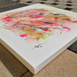Abstract painting table
