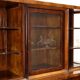 Vintage display cabinet from the 1920s-30s in walnut, Italy.