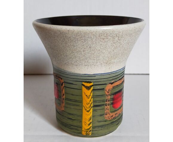 Duo of vases, vintage Scandinavian ceramics