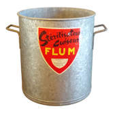Vintage zinc washing machine