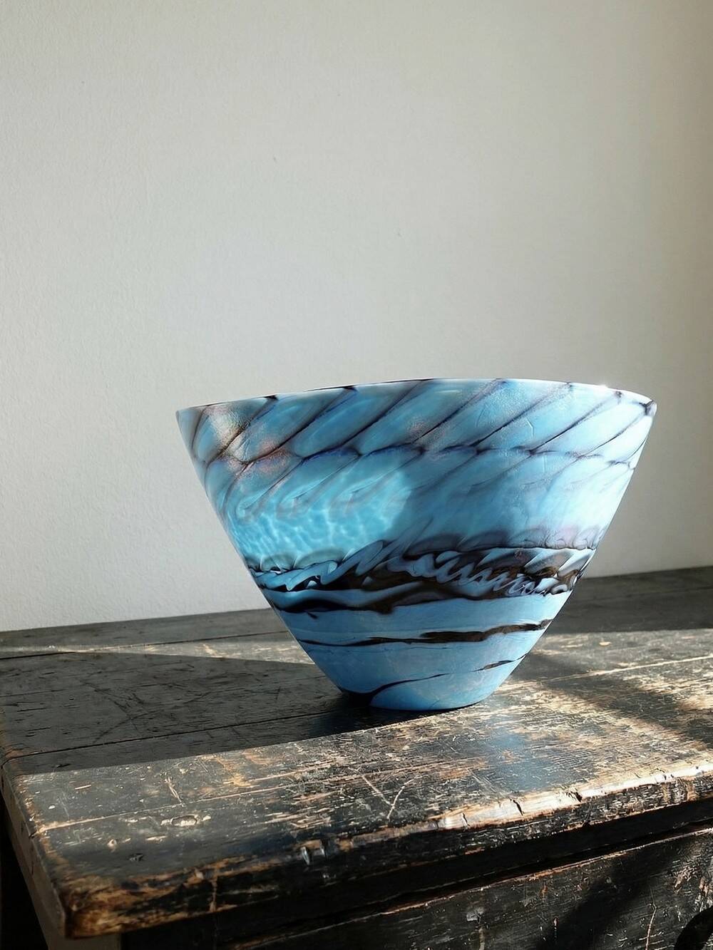 Centre de table, coupe artisanale en verre de Murano "Yourmurano"