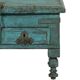 Blue desk chest old desk with drawers
