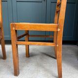 Set of 4 vintage rush chairs