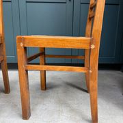 Set of 4 vintage rush chairs