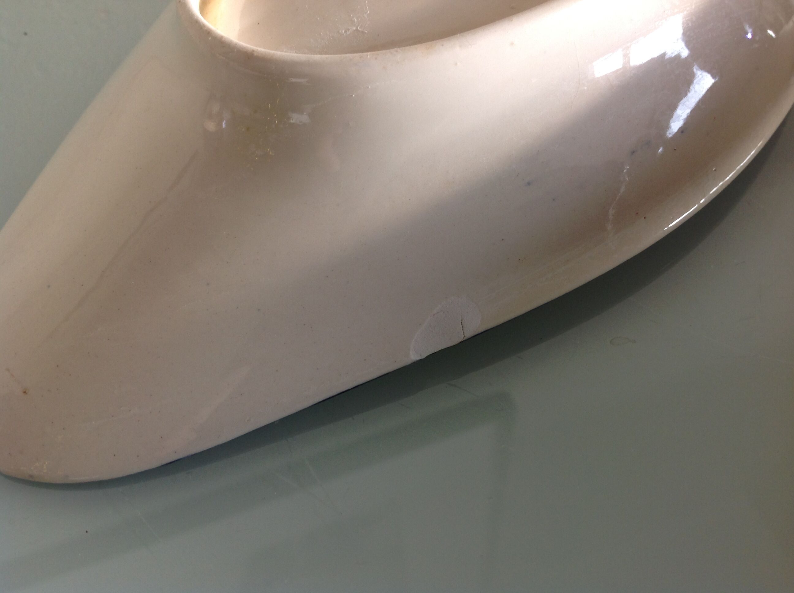 Pair of ravines decor Dambach from the vintage Sarreguemines faienceries 60-70