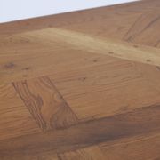 table basse chêne massif Motif Parquet Aremberg du 19e