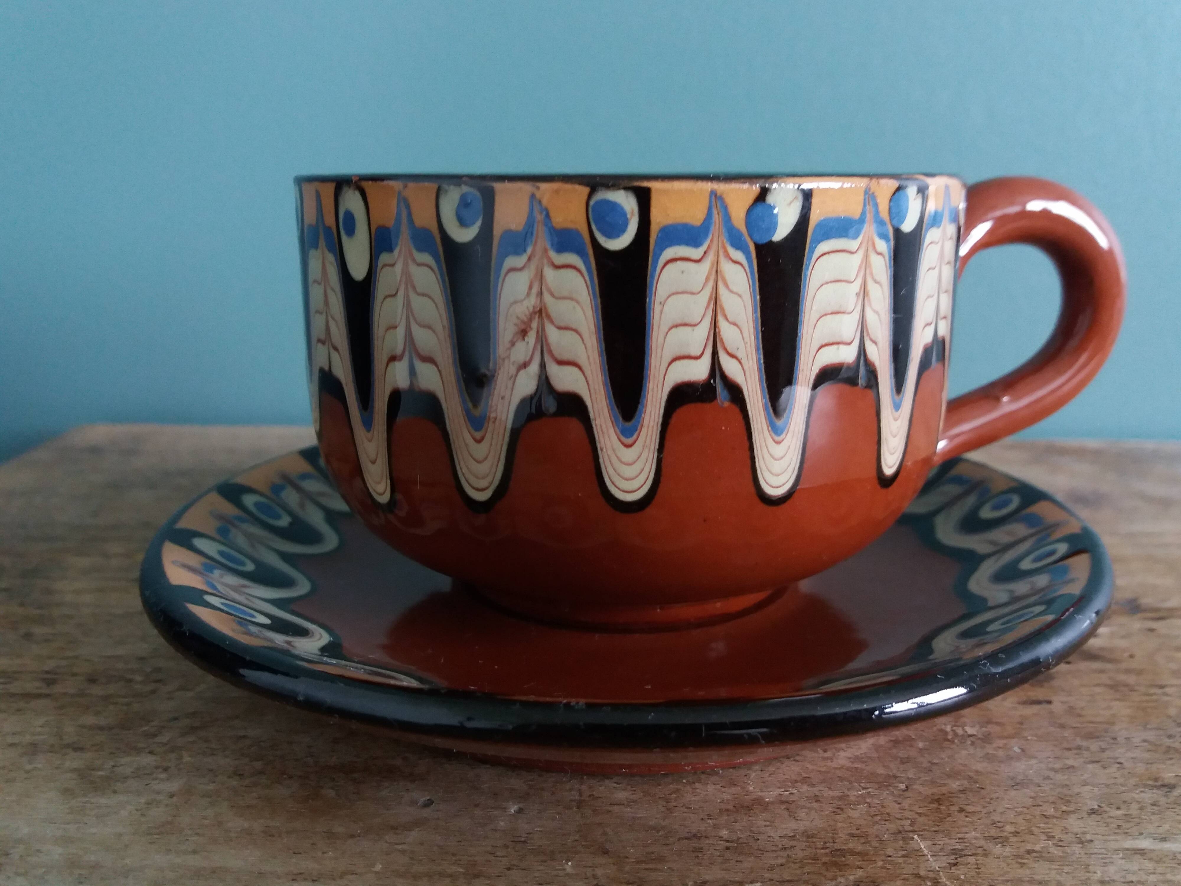 Tasse et soucoupe Trojan Bulgarie