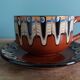 Tasse et soucoupe Trojan Bulgarie