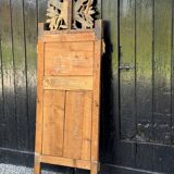 Louis XVI carved and gilded wood mirror, late 18th century