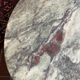 1970s marble eye-shaped coffee table