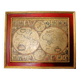 Vintage planisphere frame reproduction 17th century