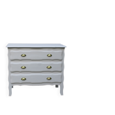 Commode vintage rénovée Greige Galuchat – Style campagne chic
