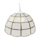 Mother-of-pearl and brass chandelier