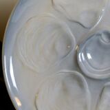 6 earthenware oyster plates