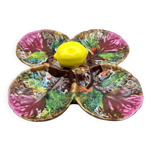 Plat vintage Vallauris - citron