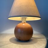 Wooden table lamp