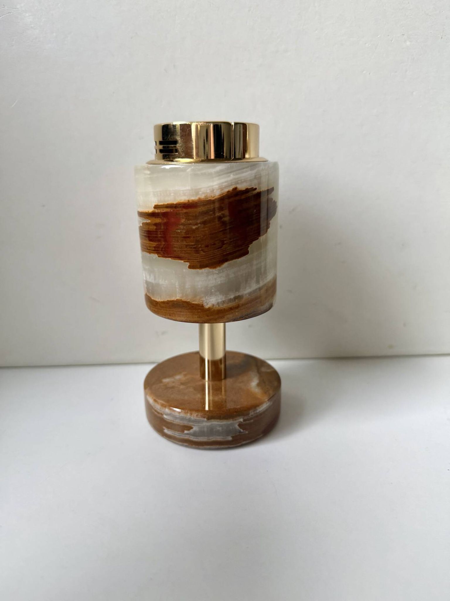 Briquet de table en marbre onyx vintage SAROME Japon