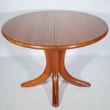 Danish Design Solid Teak Dining Table by Arrebo Möbler, 1960s