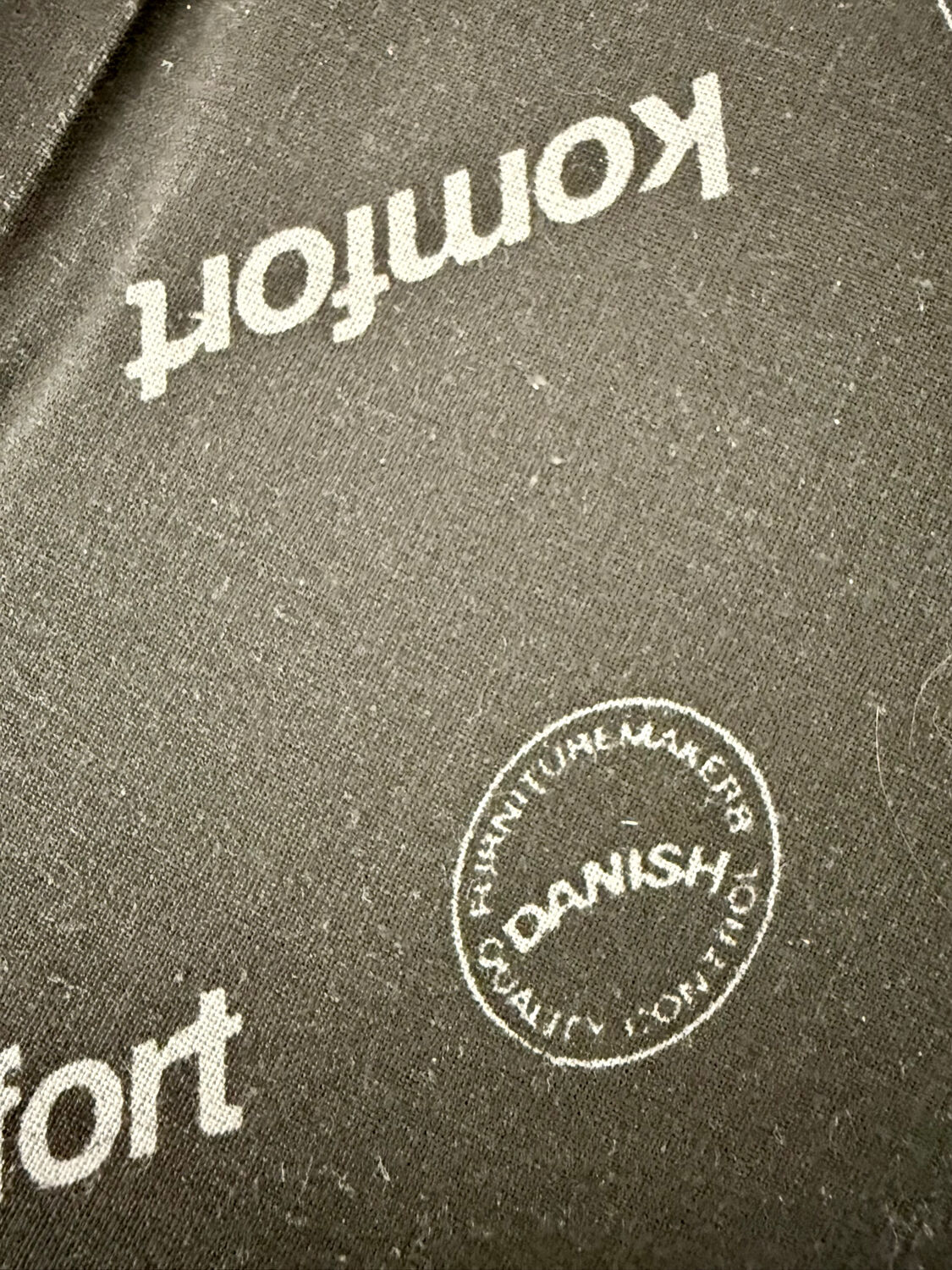 Salon complet canapé cuir teck design scandinave Komfort Danish