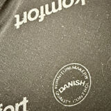 Salon complet canapé cuir teck design scandinave Komfort Danish