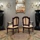 Paire de fauteuils en noyer d'epoque louis xvi vers 1770