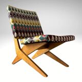 Scissor lounge chair by Jan van Grunsven for Pastoe, model FB18, Dutch 1960s
