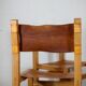 Ensemble de 4 chaises et table basse Maison Regain, France, circa 1970