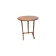 Vintage French Cherry Wood Vigneron Side Table, 1980s