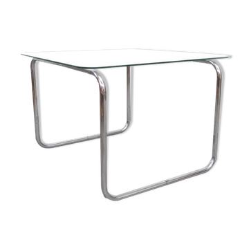 Table basse vintage en tube d'acier de Kovona
