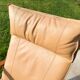 Scandinavian Leather Lounge Chair Westnofa Relax, 1980s