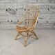 Fauteuil vintage en rotin