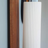 Scandinavian style teak wall lamp