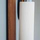Scandinavian style teak wall lamp