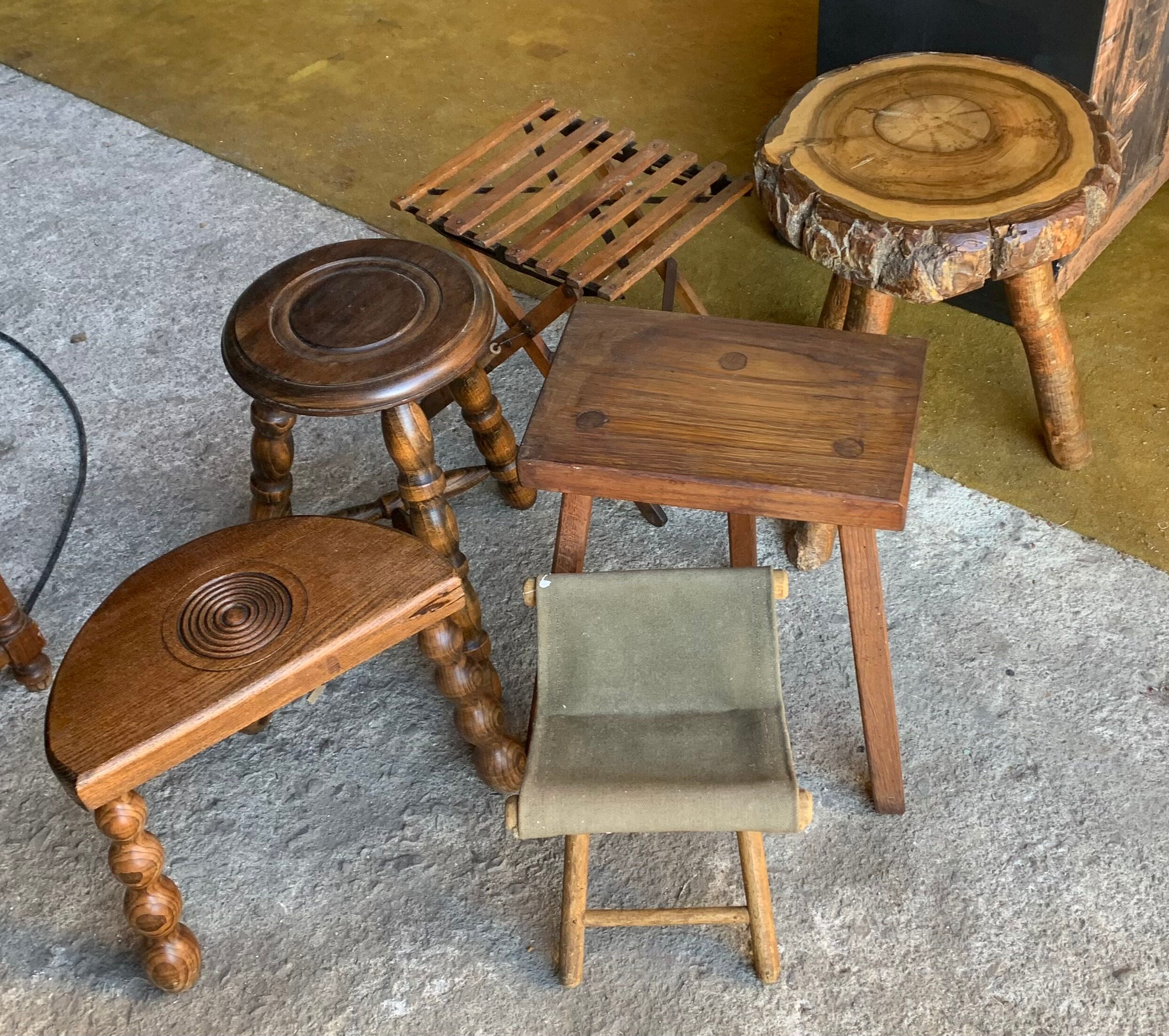 Folding fishing stool 40s