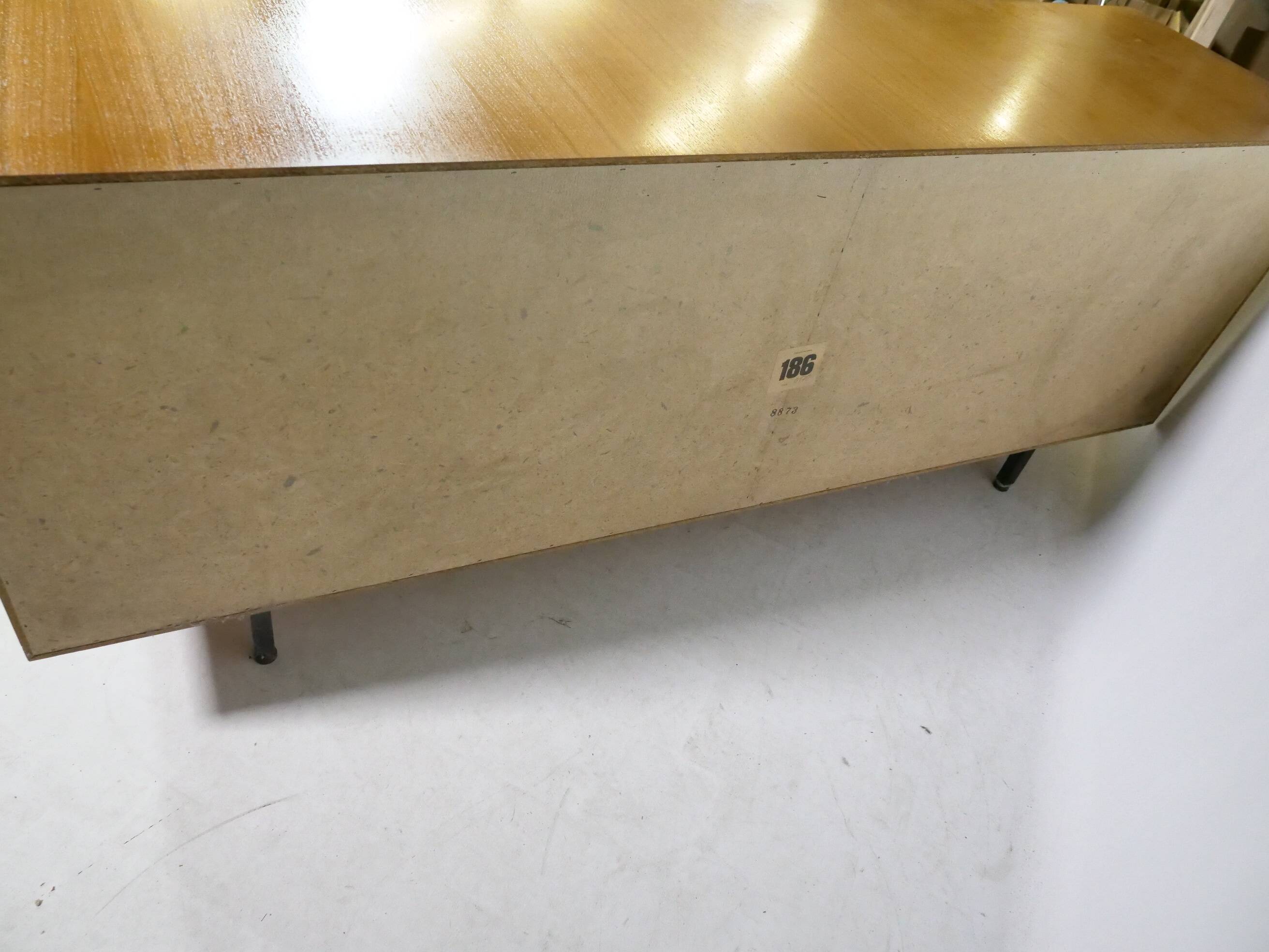 Teak sliding door sideboard by Ernst Martin Dettinger for Bormann, 1960s