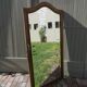 Wooden mirror door