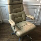 Leather armchair 70's