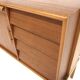Scandinavian teak and oak secretary, Sweden, 1950