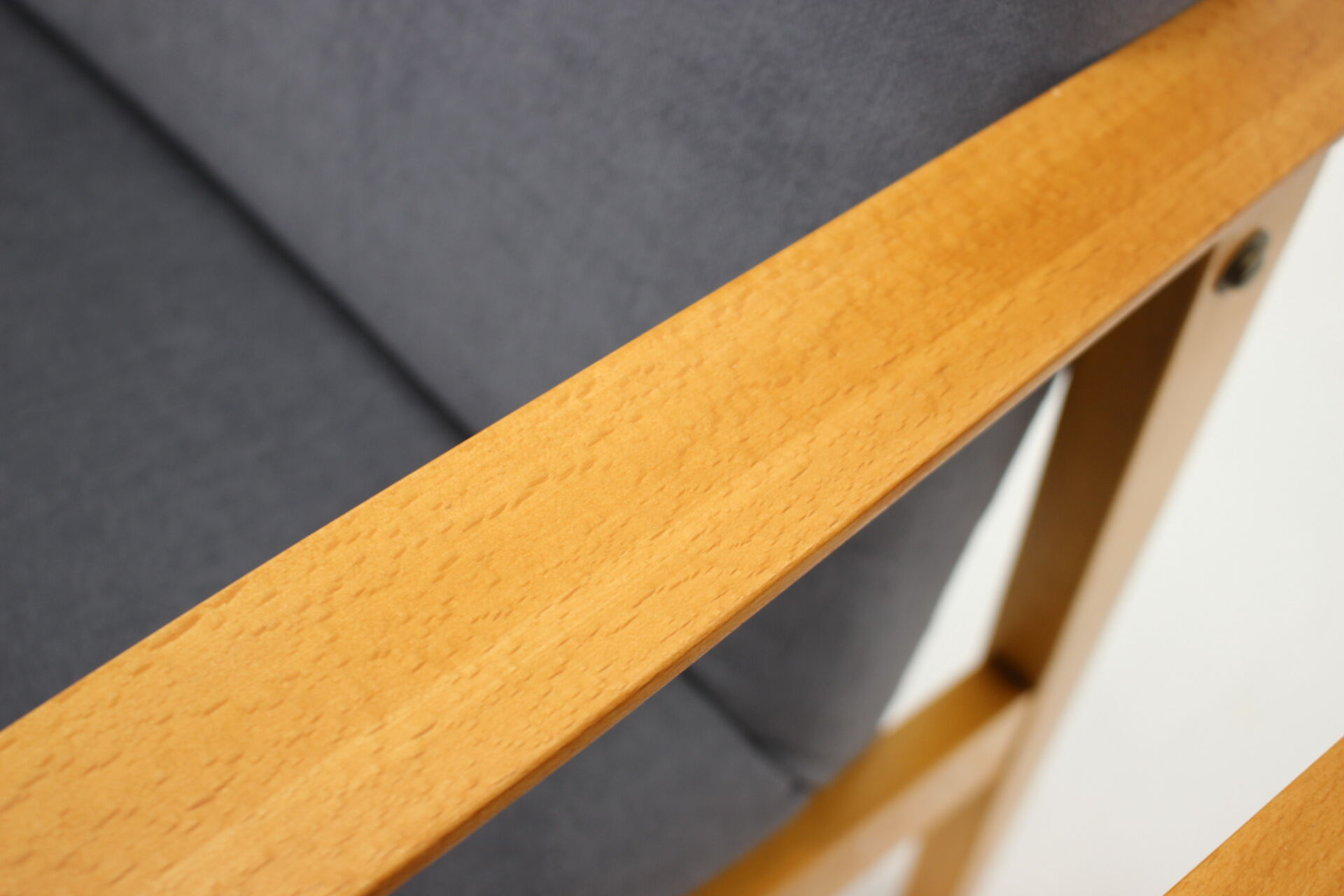 1960s Pair of Beech Armchairs, Czechoslovakia