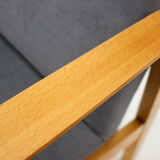1960s Pair of Beech Armchairs, Czechoslovakia