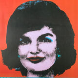 Original exhibition poster "Andy Warhol" Jackie Kennedy 30x42cm 2013