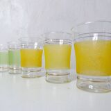 5 verres granités