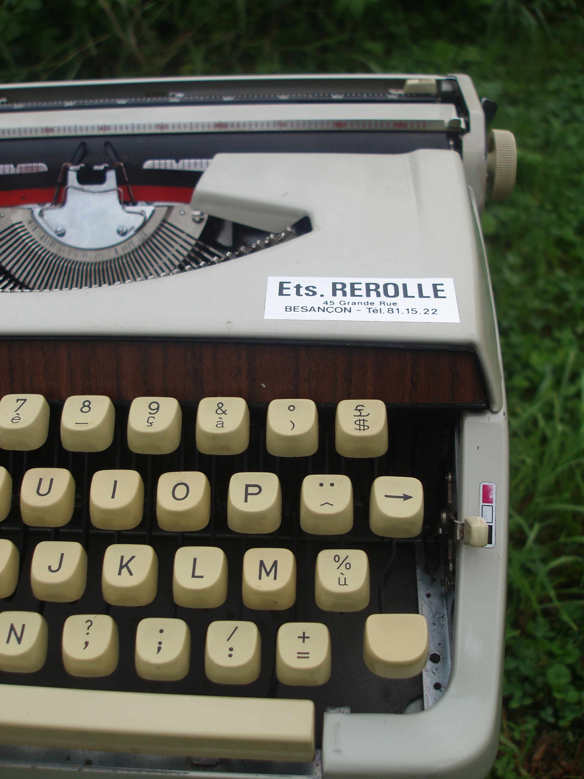 Typewriter Brother of luxury  with suitcase