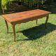 Louis XV style farmhouse table in solid wood - 175 cm