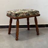 Wooden stool with cushion