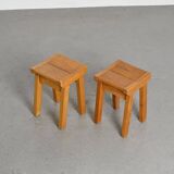 Pair of stools for Les Arcs by Christian Durupt