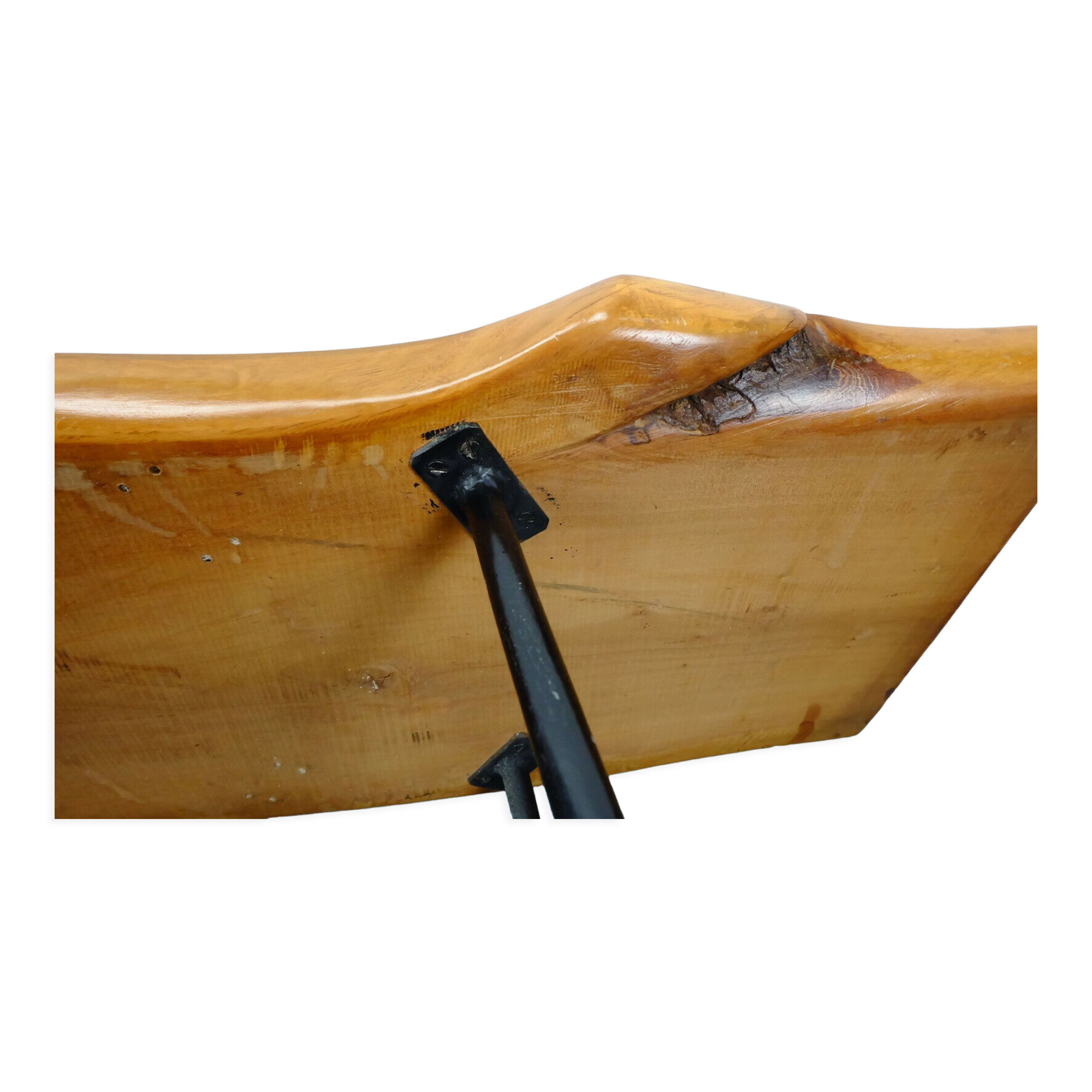 50s coffee table in solid cherry wood