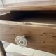 Antique console in solid cherry wood in Louis XV style.